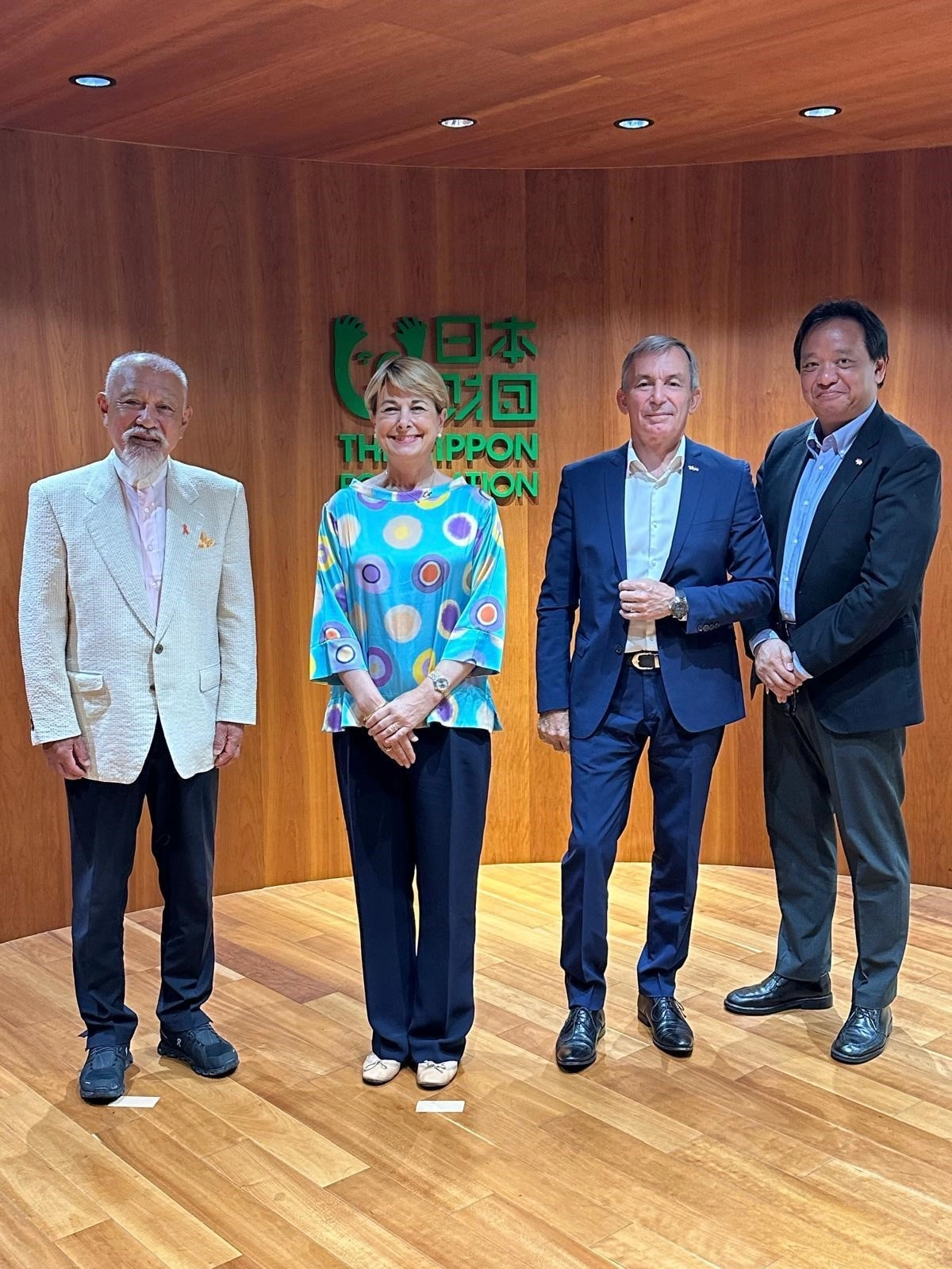 Echanges avec la Nippon Foundation ©DR