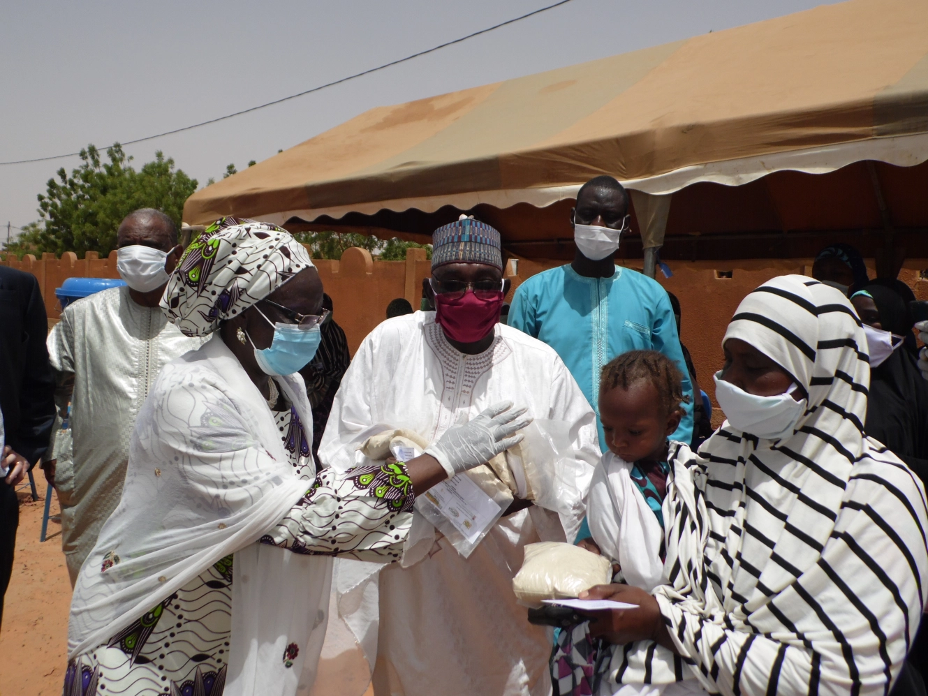 Lancement opération Blanket Feeding - Abdoulaye