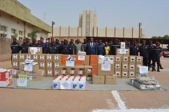 Protection Civile : La coopération monégasque engagée dans la lutte contre la COVID-19 auprès de la Brigade Nationale des Sapeurs-Pompiers du Burkina Faso