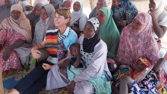Isabelle Berro-Amadeï pays official visit to Niger
