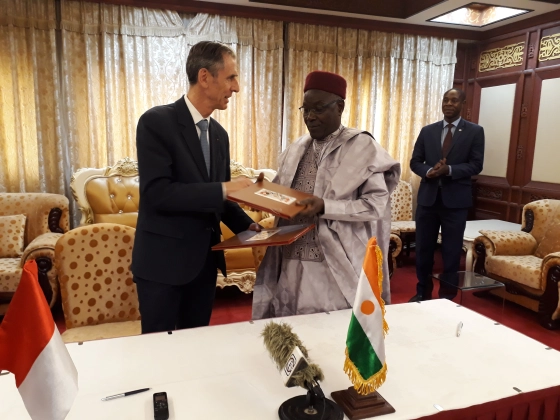 Signature of 1st Framework Cooperation Agreement between Monaco and Niger
